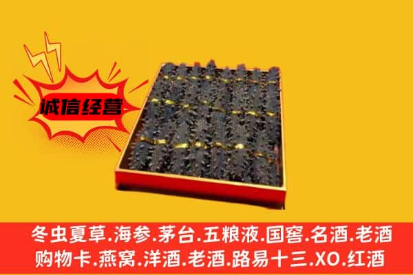 弓长岭区回收海参